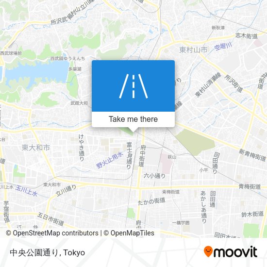 中央公園通り map