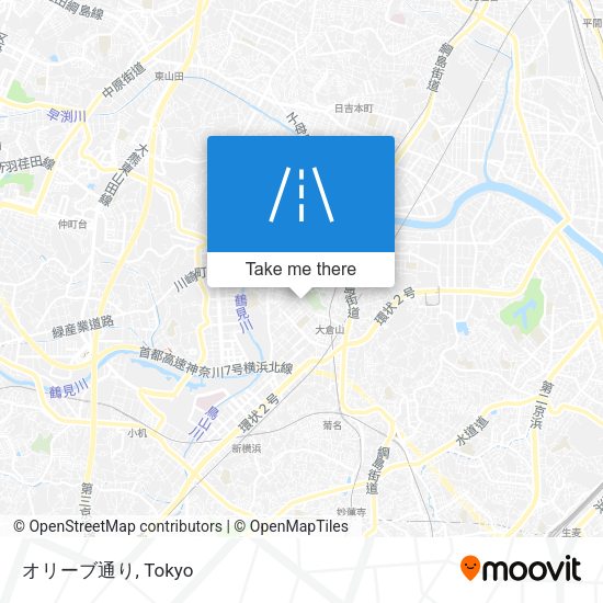 オリーブ通り map