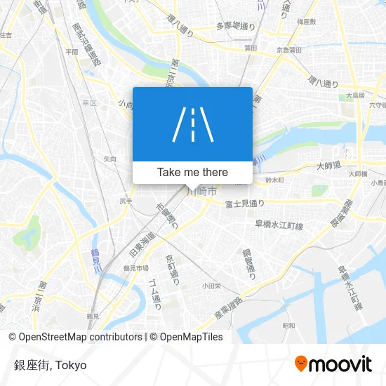 Ginza Street map