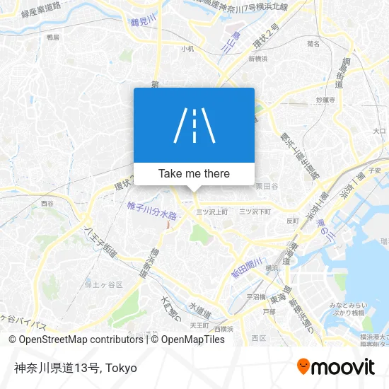 神奈川県道13号 map