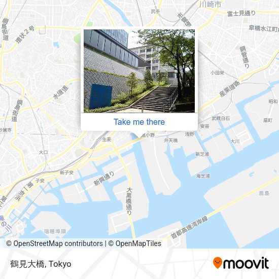 鶴見大橋 map