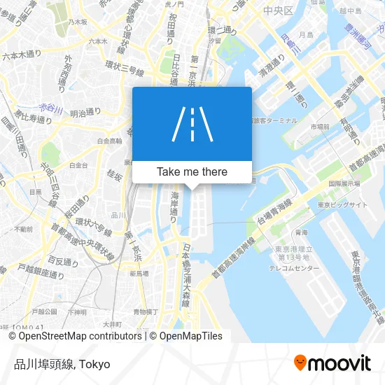 品川埠頭線 map