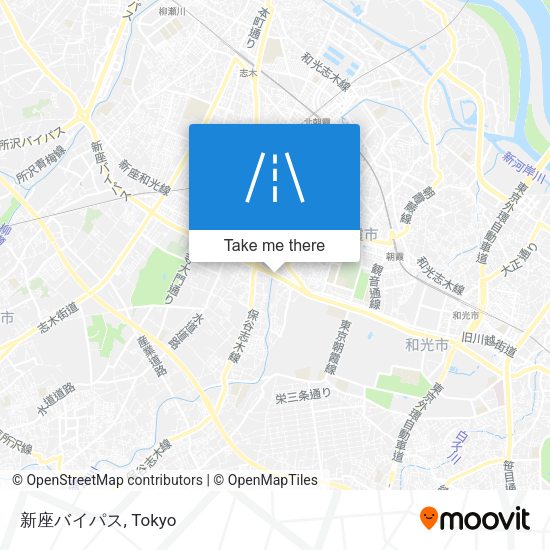 新座バイパス map