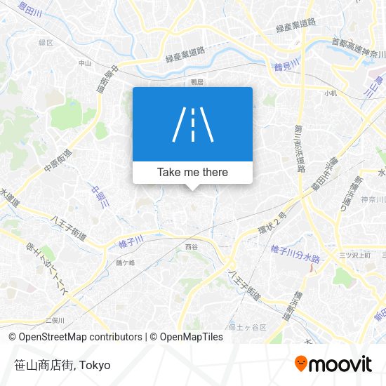 笹山商店街 map