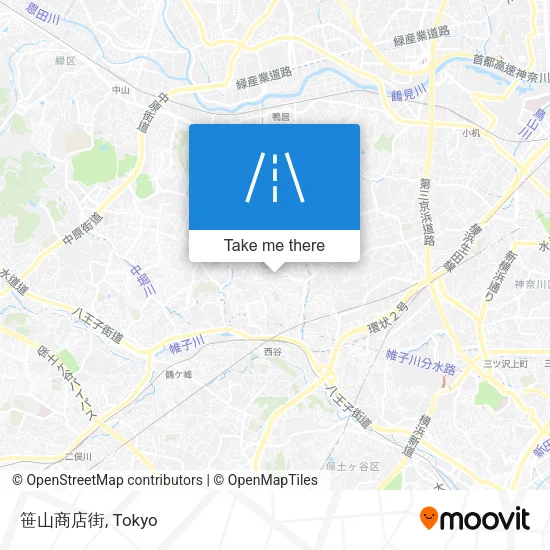 笹山商店街 map