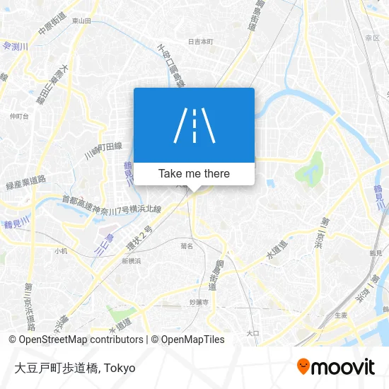 Daizudo Town Pedestrian Bridge map