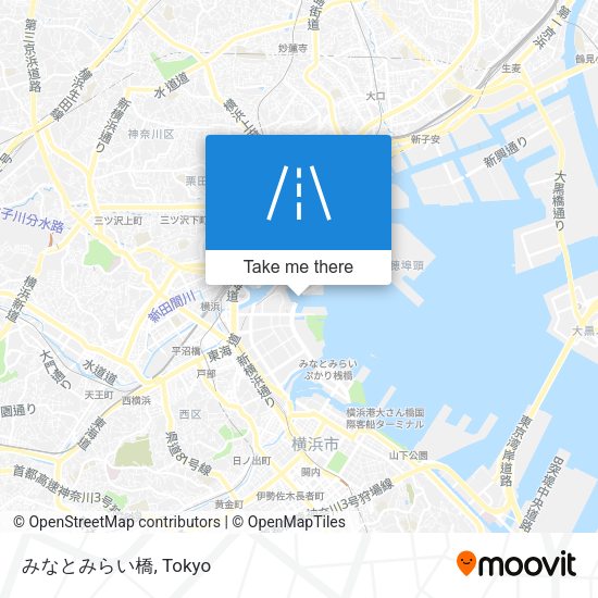 みなとみらい橋 map