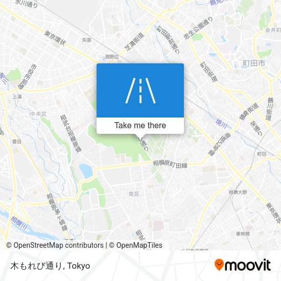 木もれび通り map