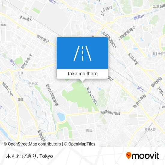 木もれび通り map