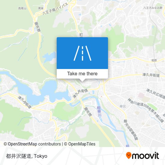 都井沢隧道 map