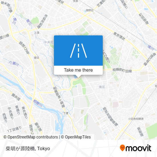 柴胡が原陸橋 map