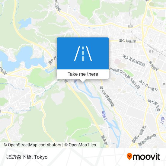 諏訪森下橋 map