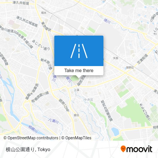 横山公園通り map
