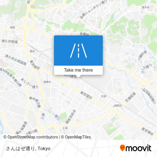 さんはぜ通り map