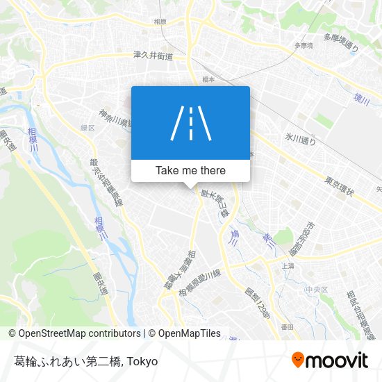 葛輪ふれあい第二橋 map