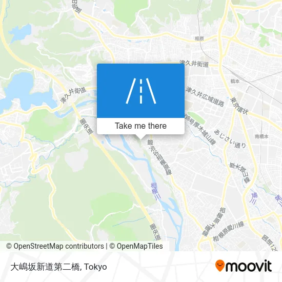 大嶋坂新道第二橋 map