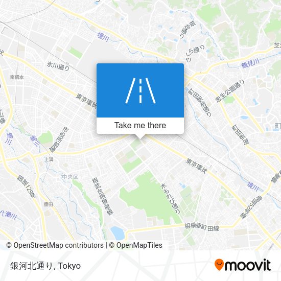銀河北通り map