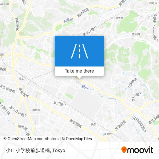 小山小学校前歩道橋 map