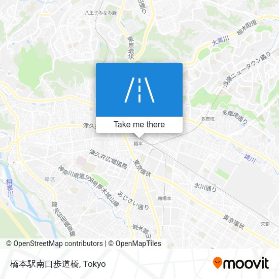 橋本駅南口歩道橋 map