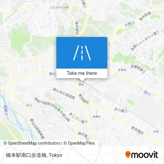 Hashimoto Station South Exit Pedestrian Bridge map