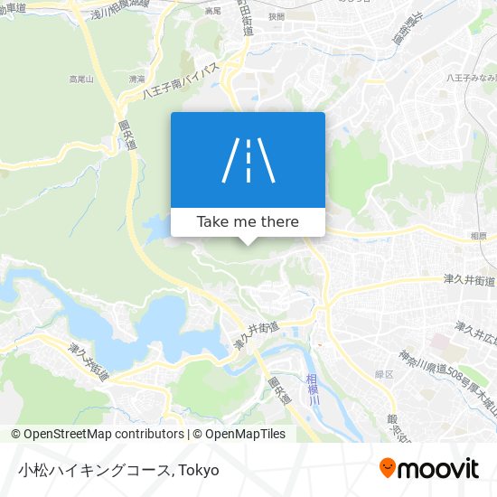小松ハイキングコース map