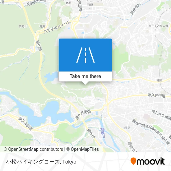 小松ハイキングコース map