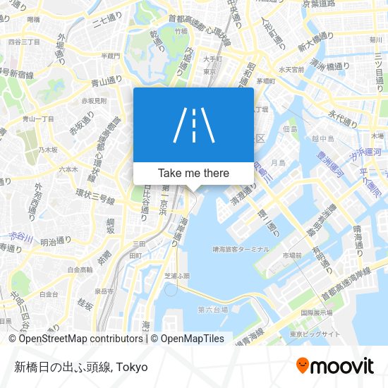 新橋日の出ふ頭線 map