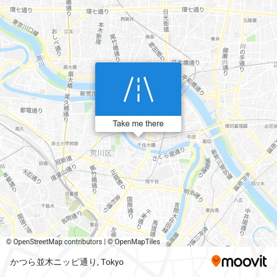 かつら並木ニッピ通り map