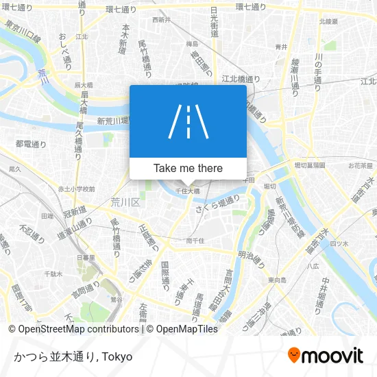 かつら並木通り map