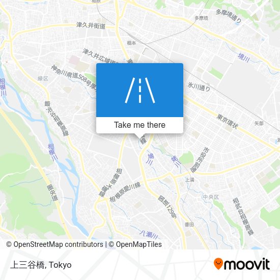 上三谷橋 map