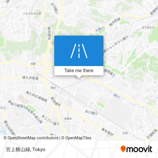 宮上横山線 map