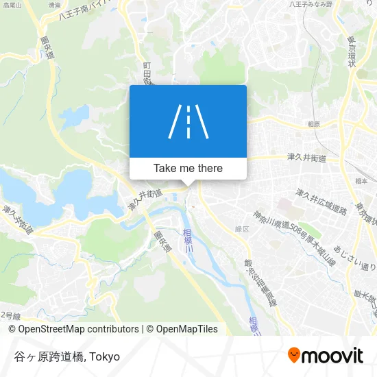 谷ヶ原跨道橋 map