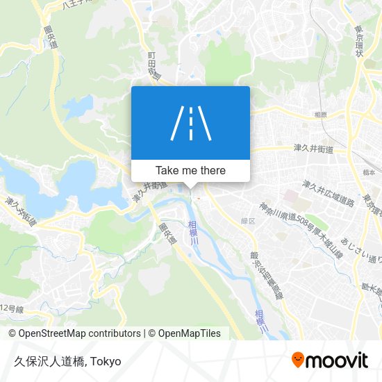 久保沢人道橋 map
