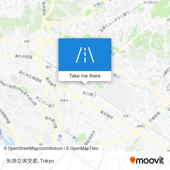 矢掛立体交差 map