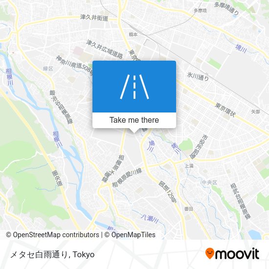 メタセ白雨通り map