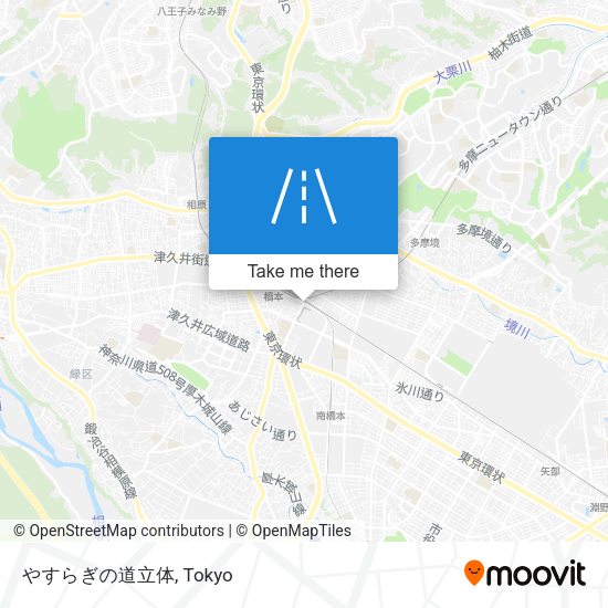 やすらぎの道立体 map