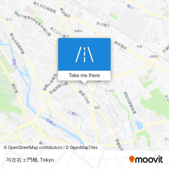 与次右ェ門橋 map