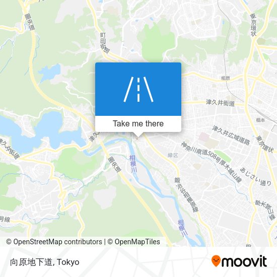 向原地下道 map
