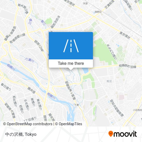 中の沢橋 map
