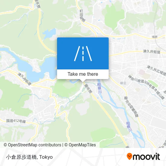 小倉原歩道橋 map