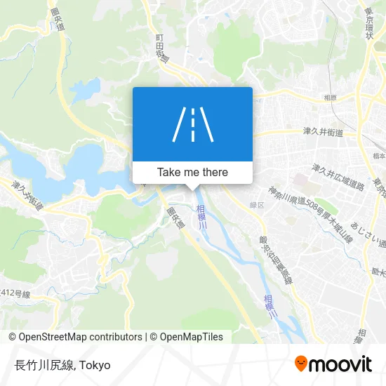 長竹川尻線 map