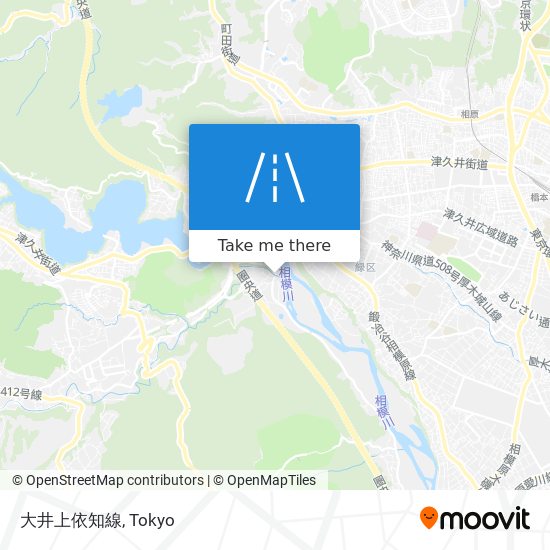 大井上依知線 map