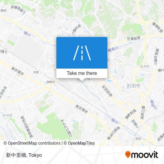 新中里橋 map