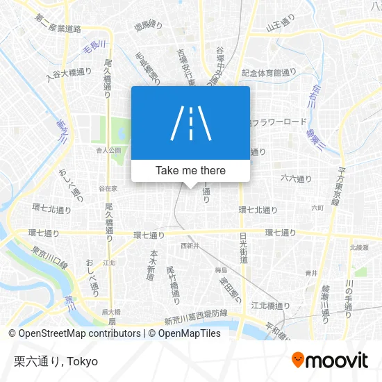 栗六通り map