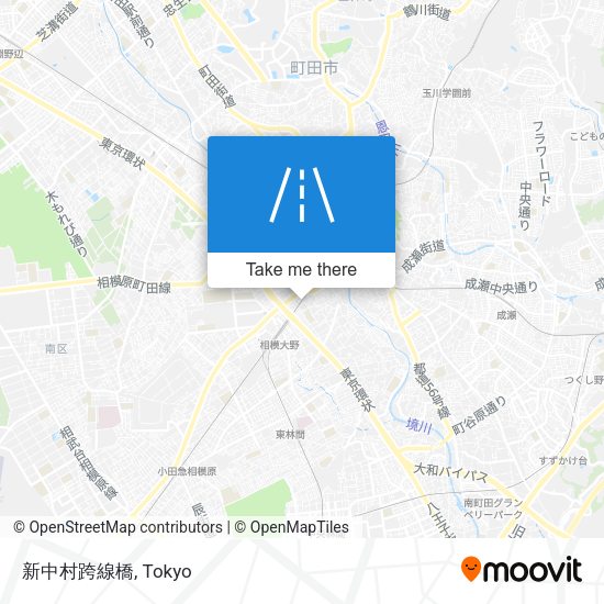 新中村跨線橋 map
