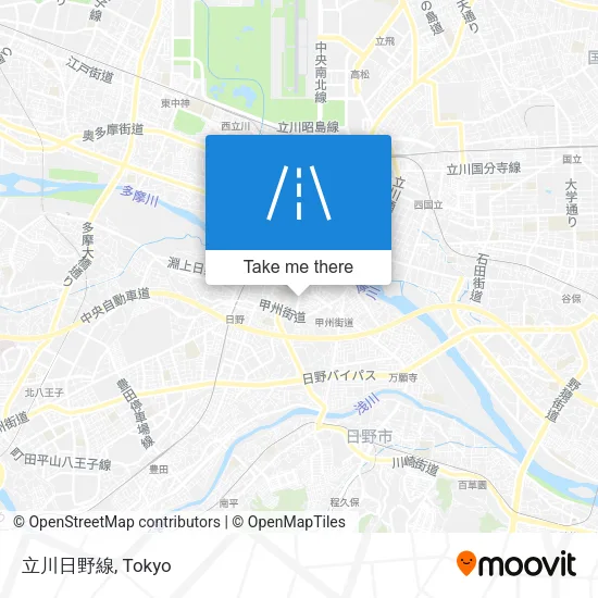 立川日野線 map