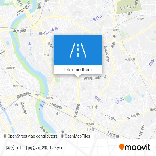 国分6丁目南歩道橋 map