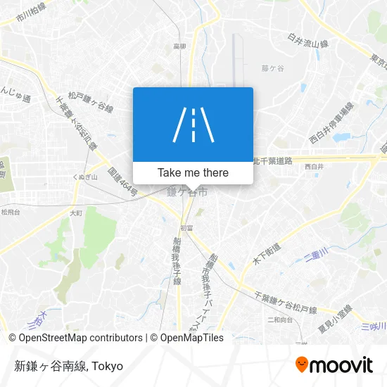 新鎌ヶ谷南線 map