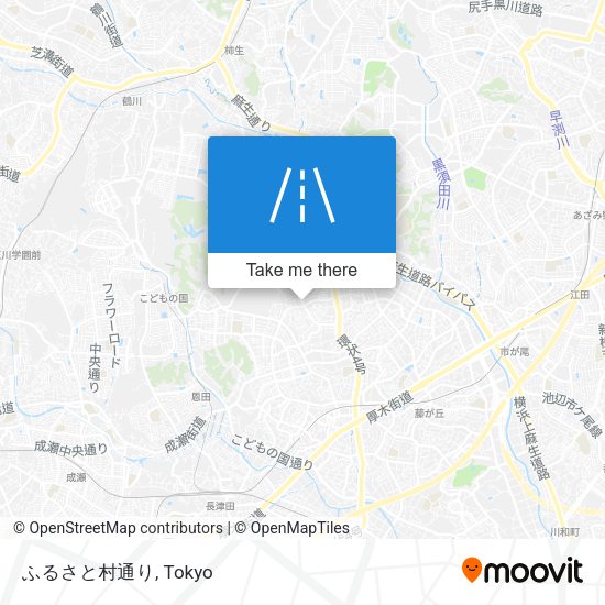 ふるさと村通り map