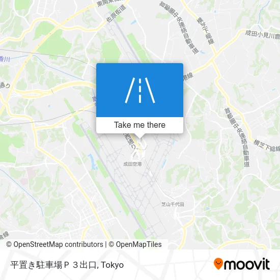 平置き駐車場Ｐ３出口 map